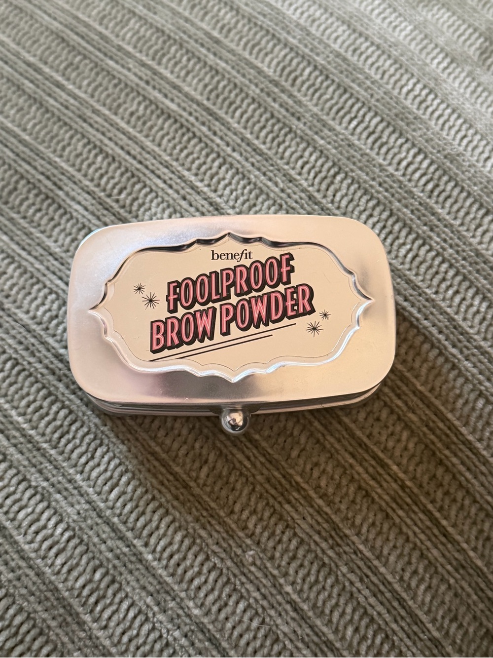 Discontinued Benefit foolproof brow powder